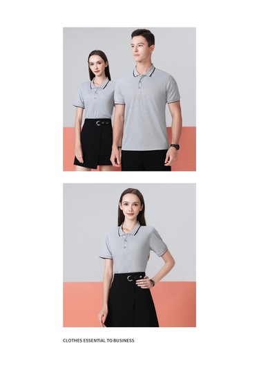 Polo Gömlek İş Kıyafetleri Özel Yazlık Kurumsal İş Kıyafetleri Kısa Kollu Beyaz