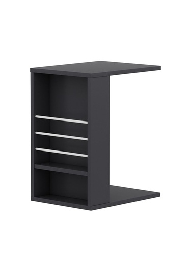 Tekerlekli C Sehpa Antrasit