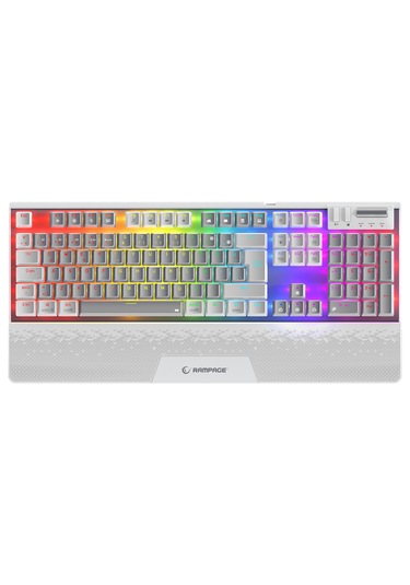 Rampage Carbon Pro Gb Bluetooth Klavye Şarjlı Wifi Mekanik Klavye