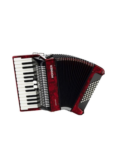 Hohner Bravo II 60 Akordeon (Kırmızı)
