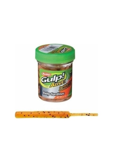 Berkley Gulp Alive Baby Sardine 2'' 4 Cm Lrf Silikon Yem Orange Tiger
