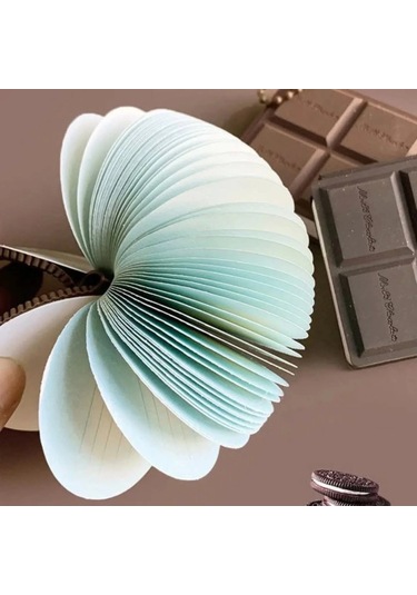 2'li Mini Oreo Figürlü Kokulu Not Defteri Zincirli Anahtarlık Kahverengi