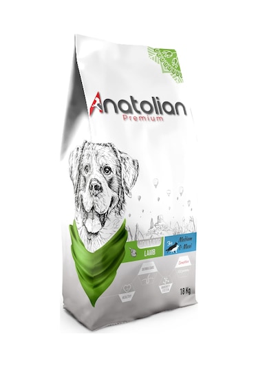 Anatolian Premium Kuzulu Medium Maxi Yetişkin Köpek Maması 18 KG