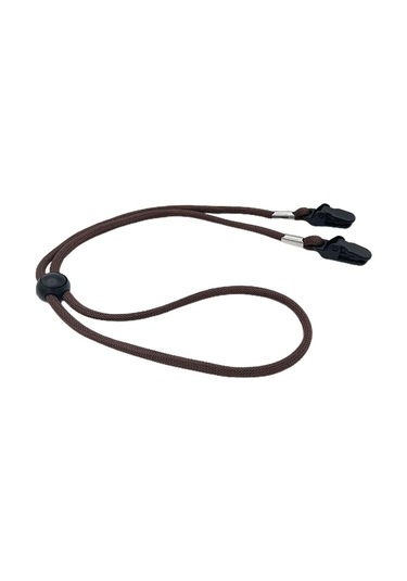 Kadınlar İçin Şık Ve Konforlu Çene Askısı, Polyester Kumaştan Üretilmiş Binicilik Ve Günlük Kullanım İçin Pratik Klipsli Şnorkel Maskesi Aksesuarı Kahverengi