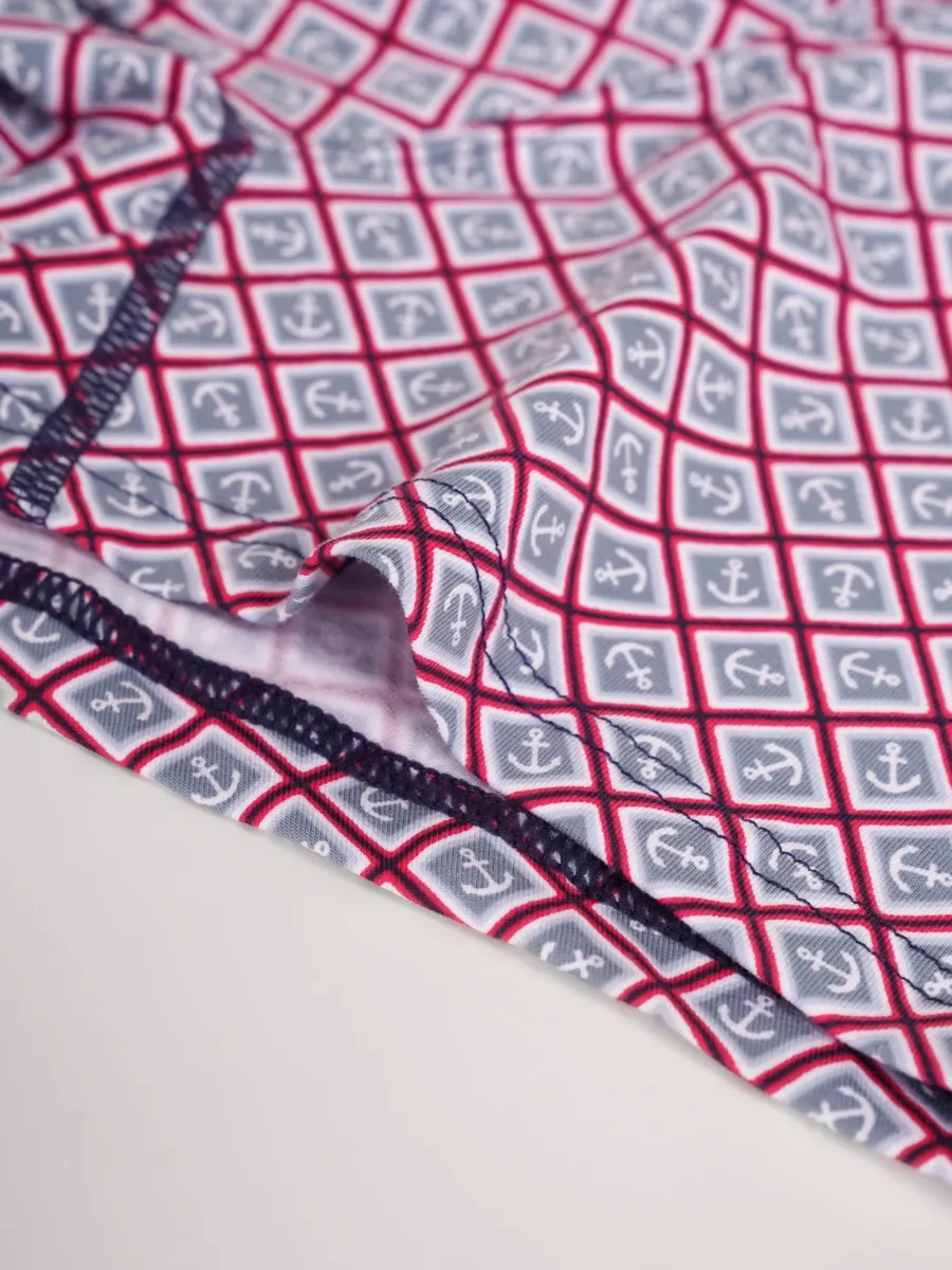 Clever Wear Desenli Boks Külotları 448981106 Mavi