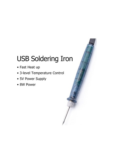 Pazly Taşınabilir Mini Usb Lehim Makinesi - 5v Sıcaklık Ayarlı Hassas Lehimleme Aleti