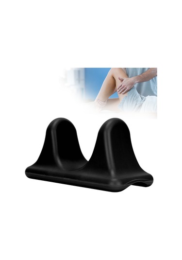 Maiyame Abs Deri Derin Dokular Masaj Aleti - Kalça, Bel, Bacak Kasları İçin Profesyonel Rahatlatma Aracı Siyah Siyah