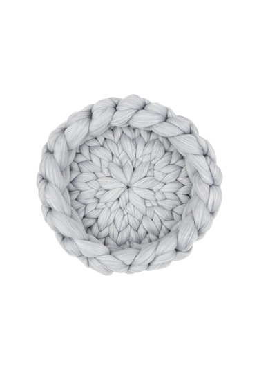 Yifomall Yeni Doğan Fotoğraf Çektirme Matı - 35x8cm Yumuşak El Örgü Battaniye - Bebe Gelişim Takibi Ve Fotoğraf Dekoru - Gri Gri