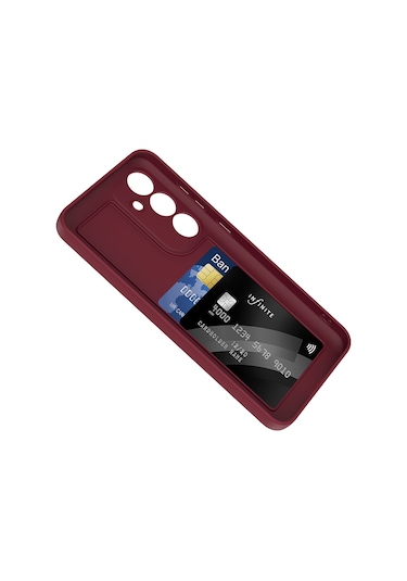 Kılıfist Galaxy Uyumlu S24 Fe Kılıf Kamera Korumalı Kartlık Hazneli Klfs Vitra Kapak - Siyah Siyah