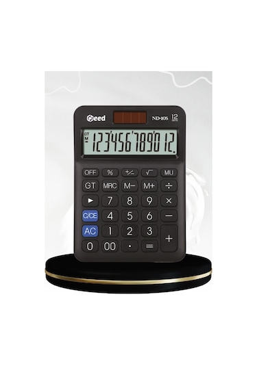 Need Nd-10s Siyah Hesap Makinesi Siyah