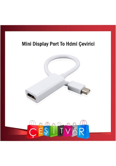 Mini Displayport To Hdmi Çevirici Kablo 20 CM
