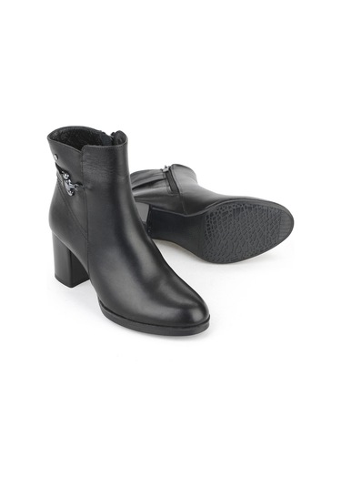 Ziya, Kadın Hakiki Deri Bot 1531022z7571 Siyah 1531022z7571 000 Siyah