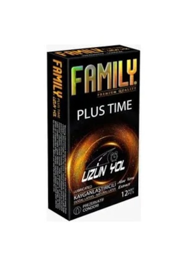 Family Condom Plus Uzun Yol Prezervatif 12'li