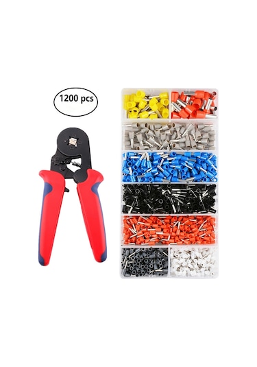 Padalink "profesyonel Kablolama Pensesi Ve 1200 Uçlu Set - Çoklu Boyutlar, 0.25-10mm²"