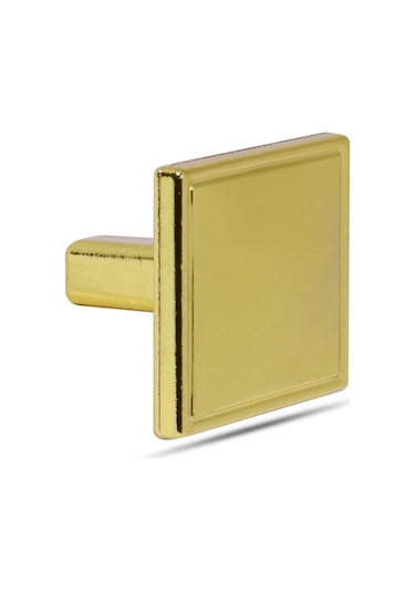 Badem10 Nobel Art Düğme Kulp Kare Çekmece Dolap Kapak Kulpu Kulbu Metal