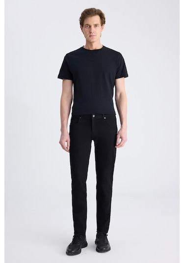 Twn Super Slim Fit Siyah Denim Pantolon 3ecj30083757m 001