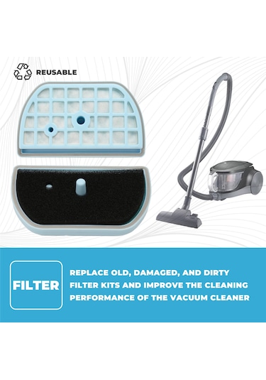 Leasetake Re-motor Filtreleri Yedek Toz Filtreleri Lg Adq73393603 Vk70501n Vk70502n Elektrikli Süpürge Aksesuarları