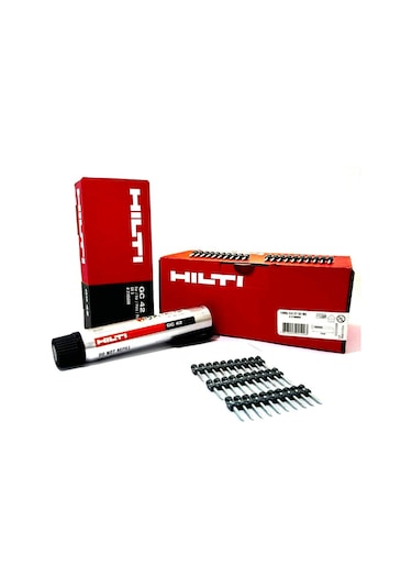 Hilti GX3 Yeni Nesil Gazlı Çivi Çakma Tabanca + 6 Kutu 27MX Çivi + 6 Kutu GC42 Gaz Tüpü