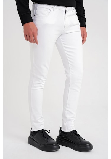 Efor Denim Pnt 119 Beyaz Denim Beyaz