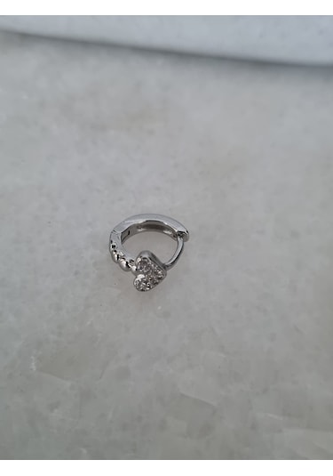 Ayisigi Silver Kalp Piercing Gümüş