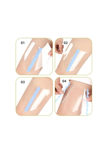 Yifomall 10 Adet Transparent Bacak Sürtünme Engelleyici, Yüksek Esneklikli Nefes Alıcı Koruyucu, Spor Ve Gündelik Kullanıma Uygun Dayanıklı Fleksibel贴