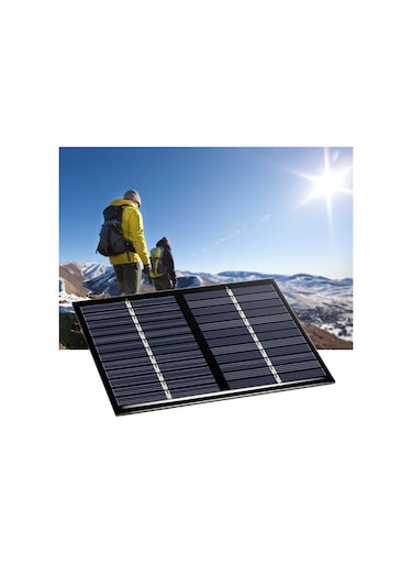 Symbee 12v 1.5w Taşınabilir Solar Paneli - A Sınıfı Çok Kristal Silikon - Dıy Dışarı Enerji Kaynağı