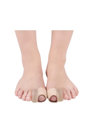 Akestoria Med Kumaşlı Parmak Arası Silikon Makaralı Baş Parmak Ayırıcı Ve Kemik Düzeltici Fc-013 Standart