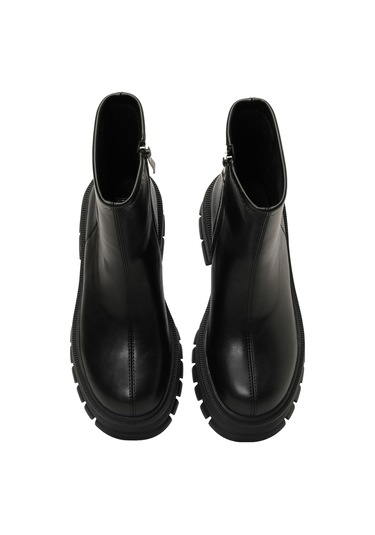 Butigo 25k-8145 5pr Siyah Kadın Topuklu Bot 000000000102050931 Siyah