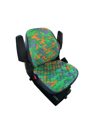 John Deere Traktör Koltuk Kılıfı- Yeşil Kamuflaj - Ithal Impertex
