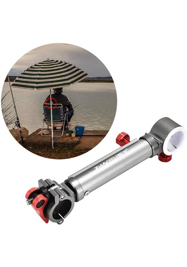 Homyl Balıkçılık Sandalye Şemsiye Braketi Seyahat Için Gri Gri Çok Renkli
