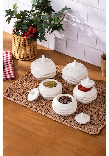 Emsan Roy 5'li Baharat Takımı Beyaz