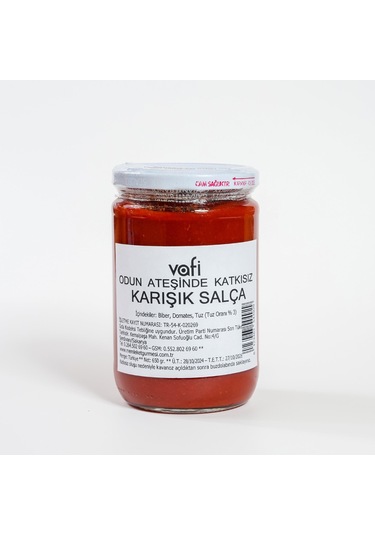 Ev Yapımı Domates Salçası 650 Gr Ccs-6044