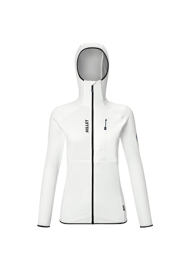 Millet T Icon Grıd Kapşonlu Polar Ceket Kadın Mıv10774 N8014 Gri