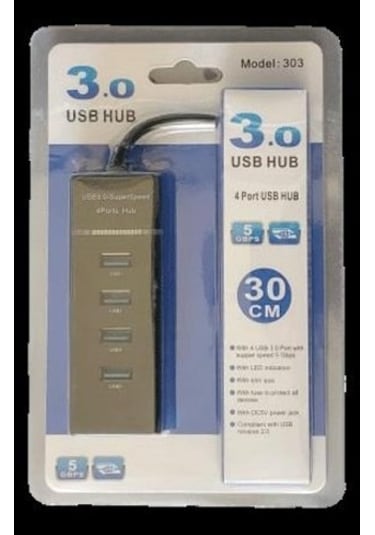 4 Port Usb 3.0 Hub Çoklayıcı Çoğaltıcı Çoklama Switch Splitter Mo (326138995)