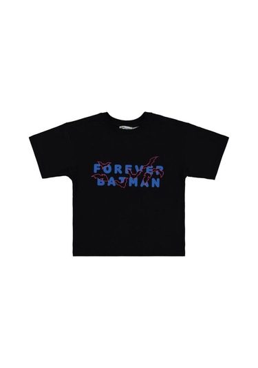 Batman Forever Baskılı 10-13 Yaş Tişört Siyah