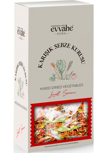 Evvahe Doğal Karışık Sebze Kurusu 200 G