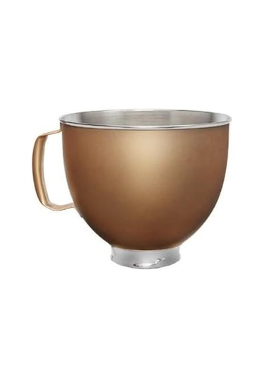 Kitchenaid 4.8 L Stand Mikser Için Paslanmaz Çelik Kase Gold-5Ksm