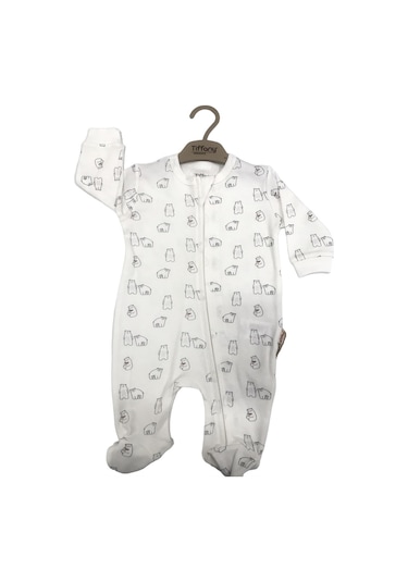 Tiffany Tulum Patikli Bears Organic Theme-9397 Ekru