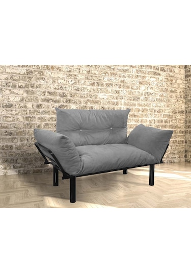 Evdemo Ada İkili Koltuk Gri