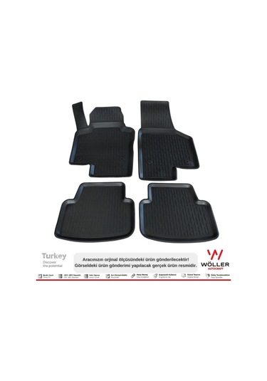 Volkswagen Jetta Paspas 2011 2019 Arası Uyumlu 3d Havuzlu Paspas