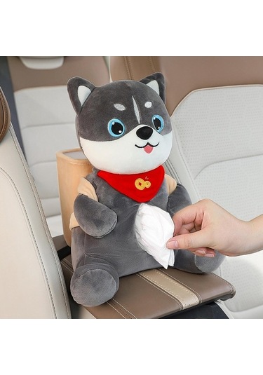 Createtech Tutucu Suntek Magideal Kutusu - Karikatürlü Doku Çöp Can Boğuk Araba Aksesuarı Yp Çok Renkli