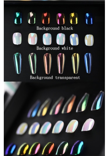 Yifomall Parlak Holografik Sıvı Aynı Tozu - Kolay Uygulama İle Mükemmel Manikür