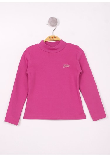 Toontoy Kız Çocuk Tnty Nakışlı Sweatshirt Vıolet