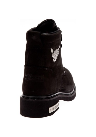 Harley Davidson Gıbson Erkek Black Siyah Nubuk Günlük Bot-siyah Siyah