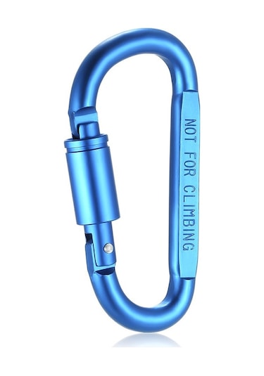 Besthome1 Tomshoo Alüminyum Alçı Kilit Seti - 9 Adet D-şekilli Kanca + 15cm Tel Çember - Mavi