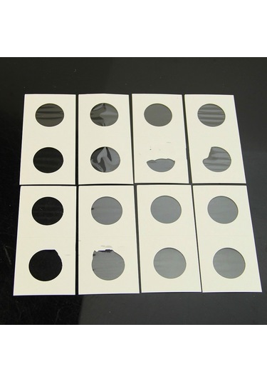 Sones 50 Adet / 3 Takım 40mm Çaplı Madeni Para Koruyucu Kare Madeni Para Koleksiyonu Ataş