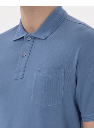 Pierre Cardin Erkek Mavi Tişört Basic 50302538-vr036 Mavi