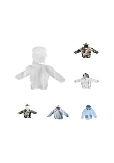 Pazly Takım Suntek Şapka Peçe Koruyucu Ceket Arıcılık Ekipmanı Ks