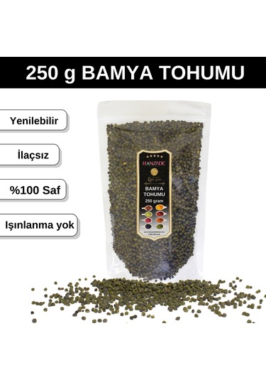Hanzade Bitkisel Bamya Tohumu 250 G