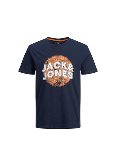 Jack & Jones Erkek Jorbloomer Baskılı T-shirt 12205787 001
